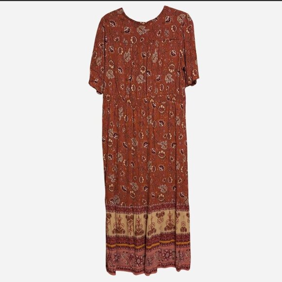 Knox Rose, fall colors, maxi dress, size XXL - Picture 2 of 6